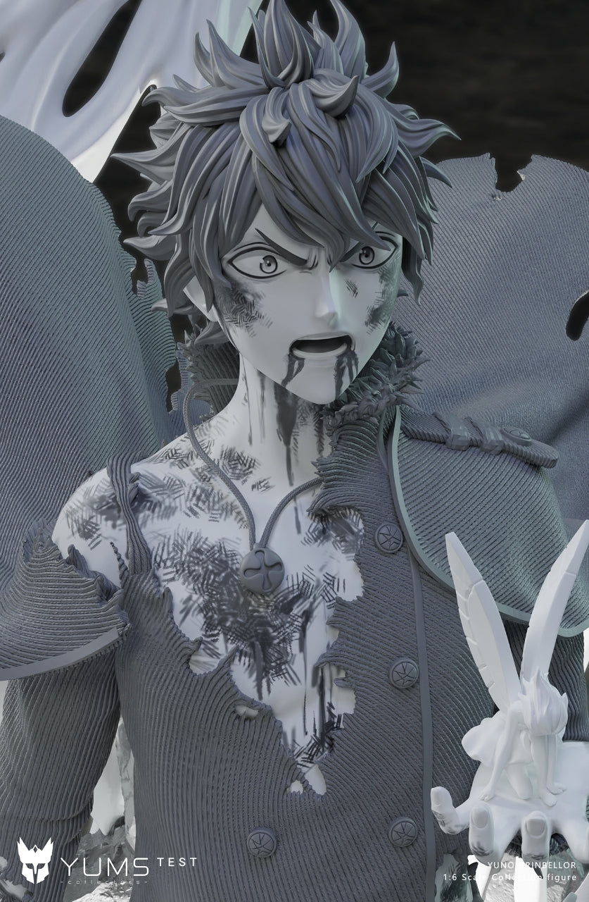 Black Clover YUMS Collectors Studio Spade Prince Yuno Awakening Form Resin Statue
