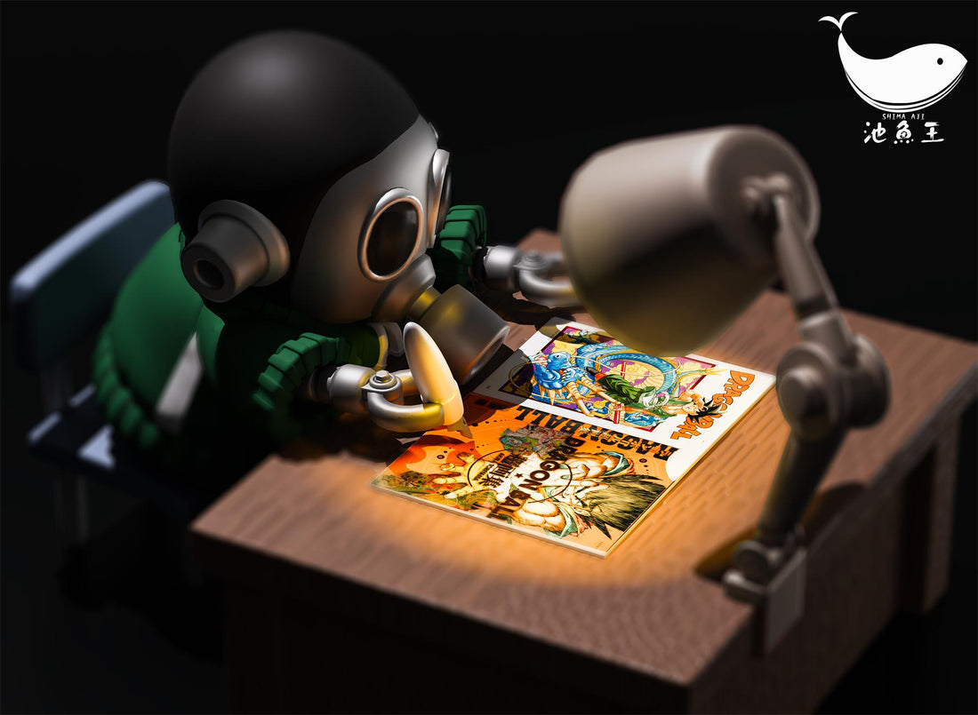 Dragon Ball Shima Aji Studio Great Cartoonist Toriyama Akira Resin Statue