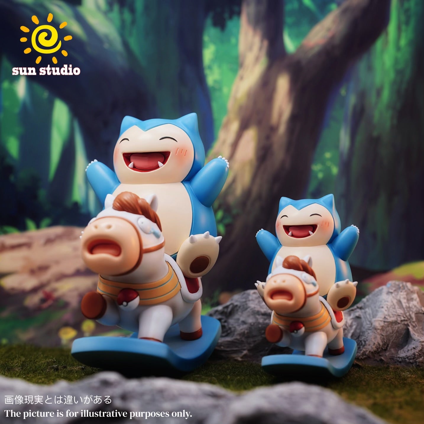 Pokemon Sun Studio Snorlax Resin Statue PRE ORDER