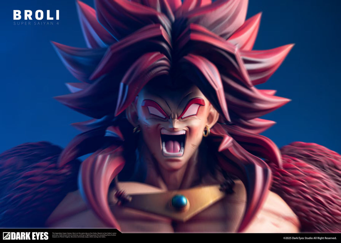 Dragon Ball 2% x Dark Eyes Studio SSJ4 Broly Resin Statue
