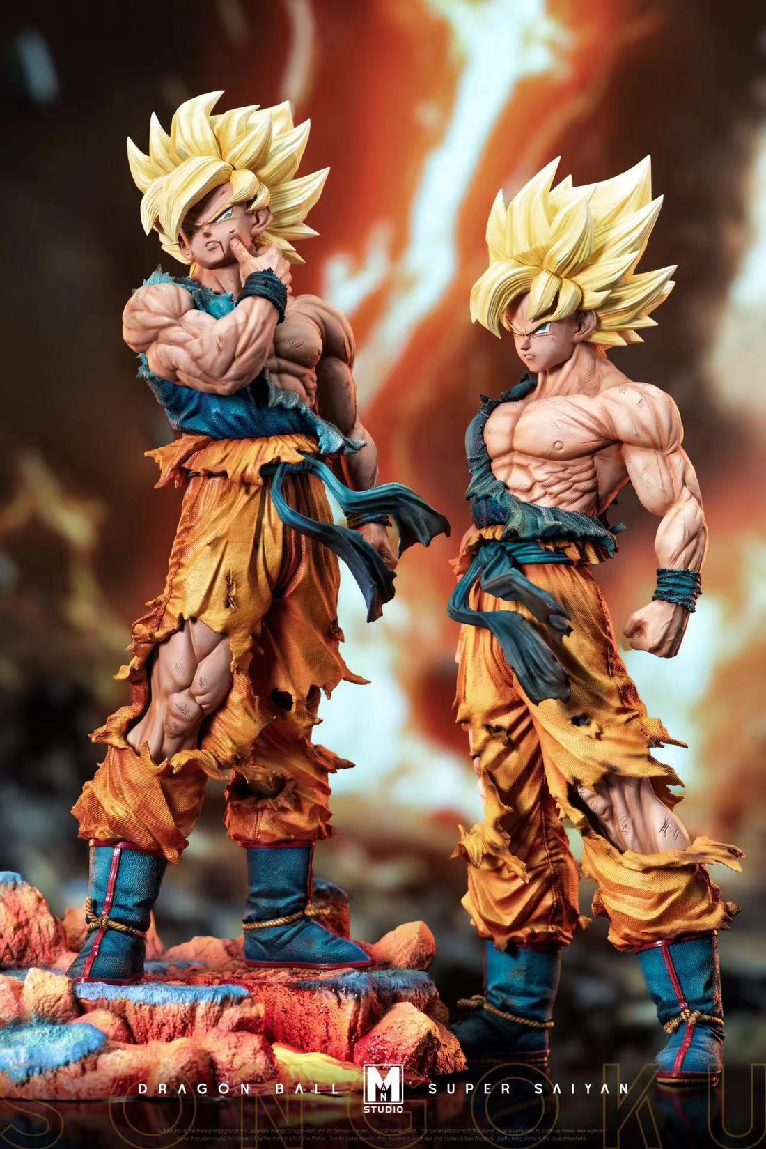 Dragon Ball Man Studio SSJ Goku Resin Statue