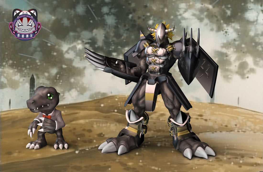 Digimon Qiao Wu Mo Wan Studio WarGreymon Resin Statue