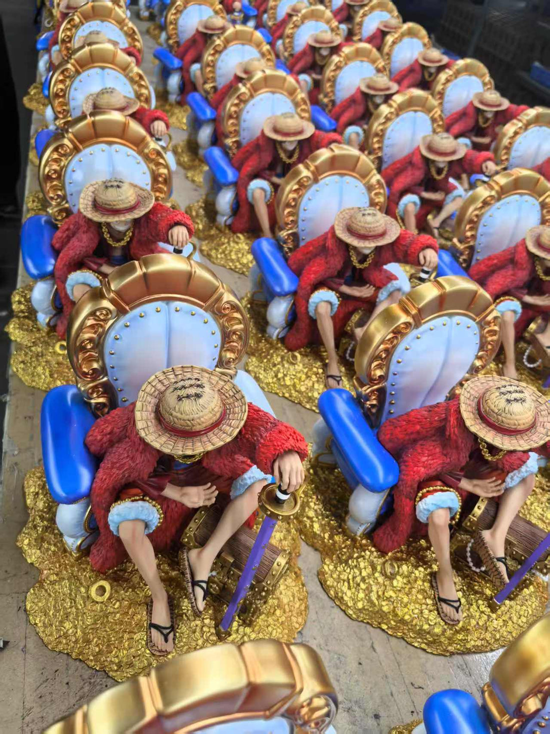 One Piece Ying Studio Throne Luffy Resin Statue