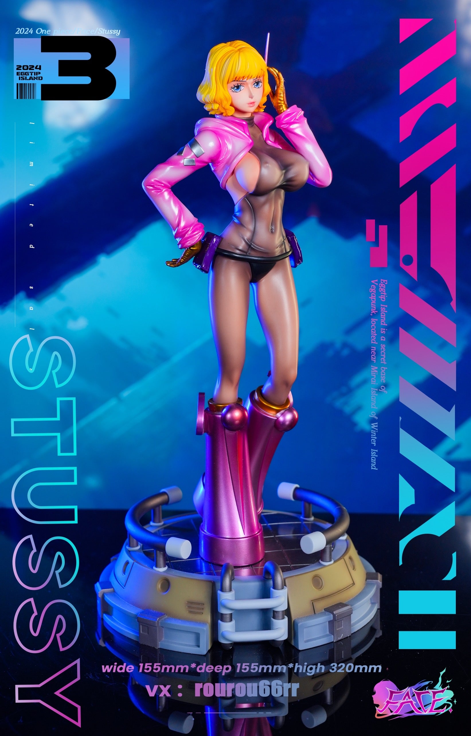 One Piece Face Studio Stussy Egghead Arc Resin Statue – ClubHouse