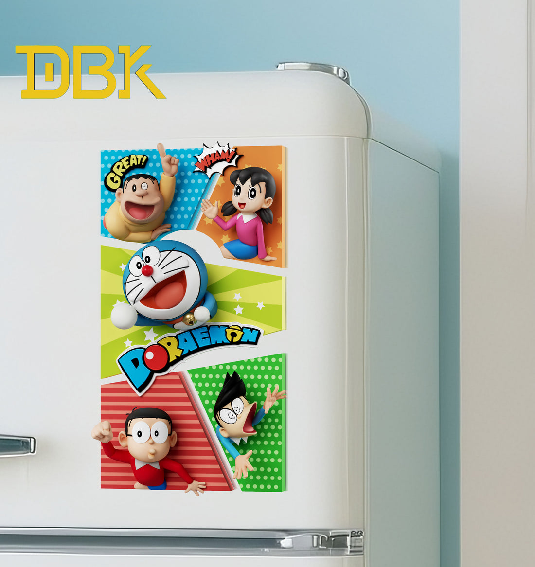 Doraemon DBK Studio Doraemon Fridge Magnet Set Resin Statue