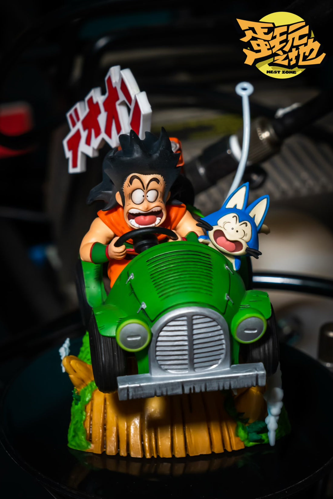 Dragon Ball Nest Zone Studio Car Yamcha x Puar Resin Statue