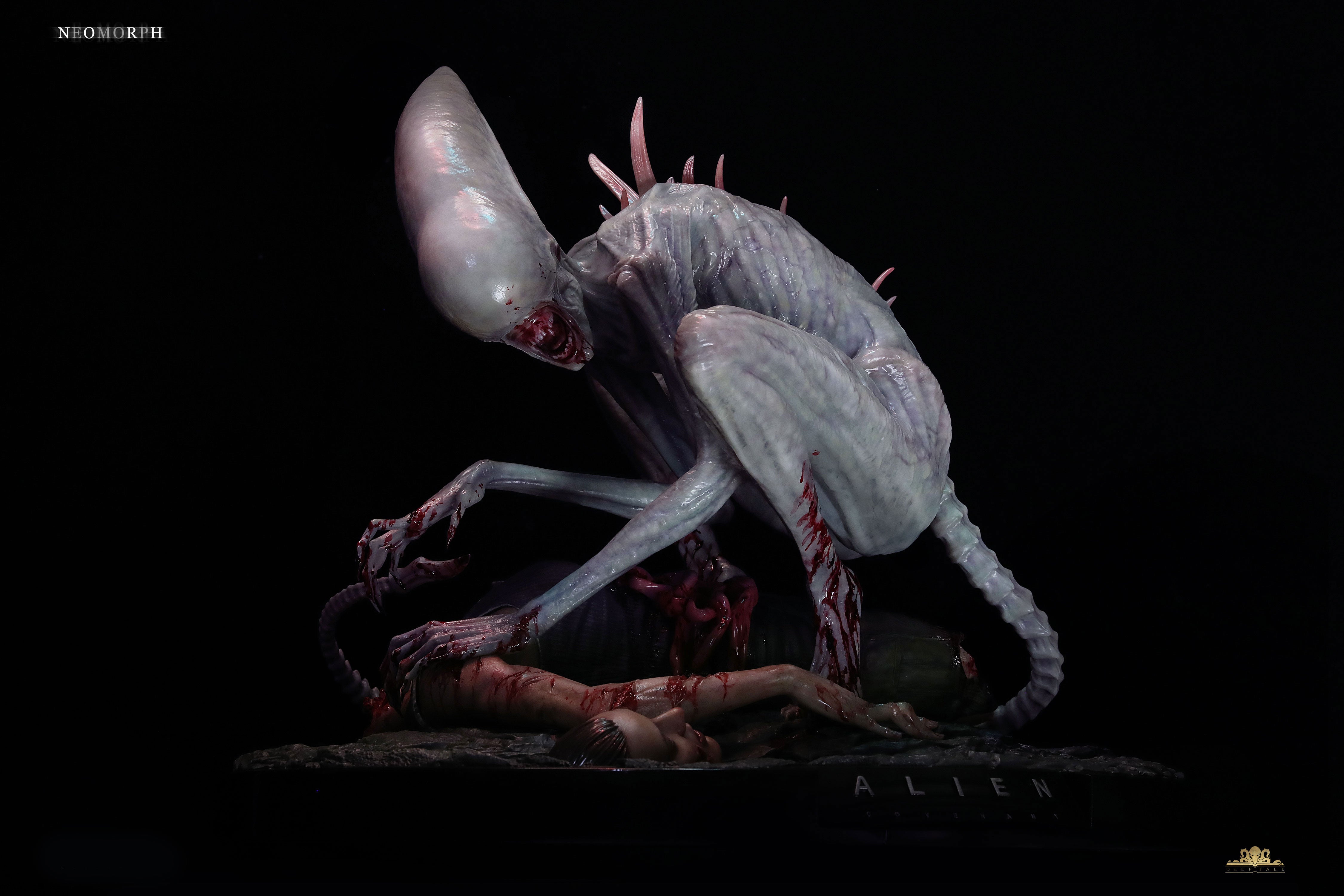 Alien Covenant Deep Tale Studio Neomorph White Alien Resin Statue