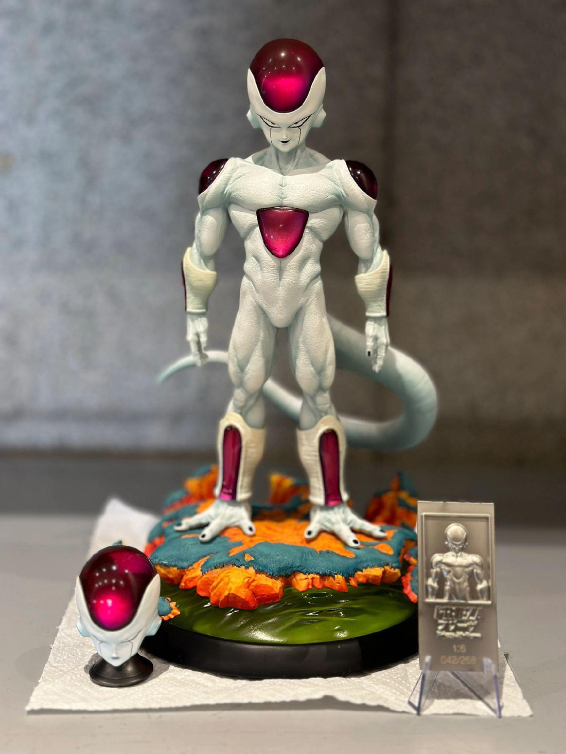 Dragon Ball White Hole Studio Frieza 4th Form Resin Statue