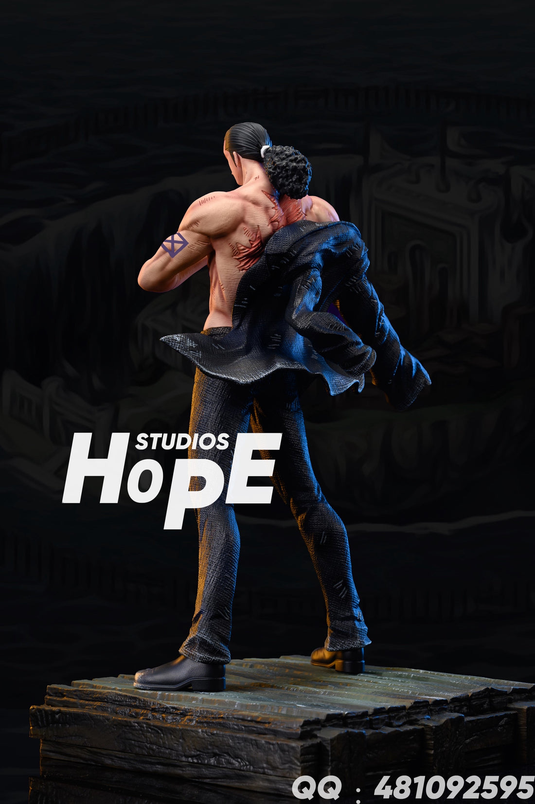 One Piece Hope Studio Rob Lucci Resin Statue