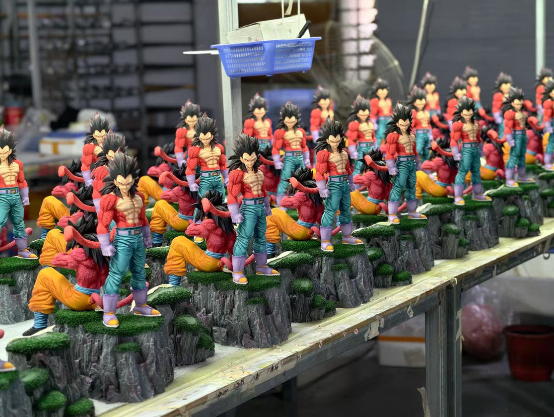 Dragon Ball Toyouth Studio SSJ4 Goku x Vegeta Resin Statue