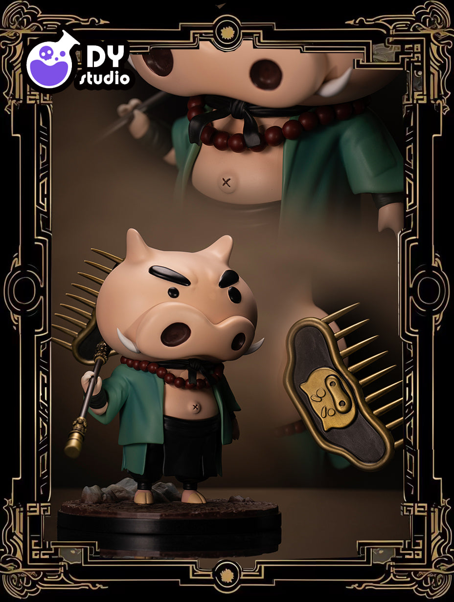 Shin Chan DY Studio Nohara Shinnosuke x Bajie Buriburizaemon Resin Statue