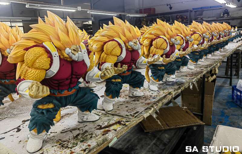 Dragon Ball SA Studio Saiyan Cumber Golden Great Ape Resin Statue