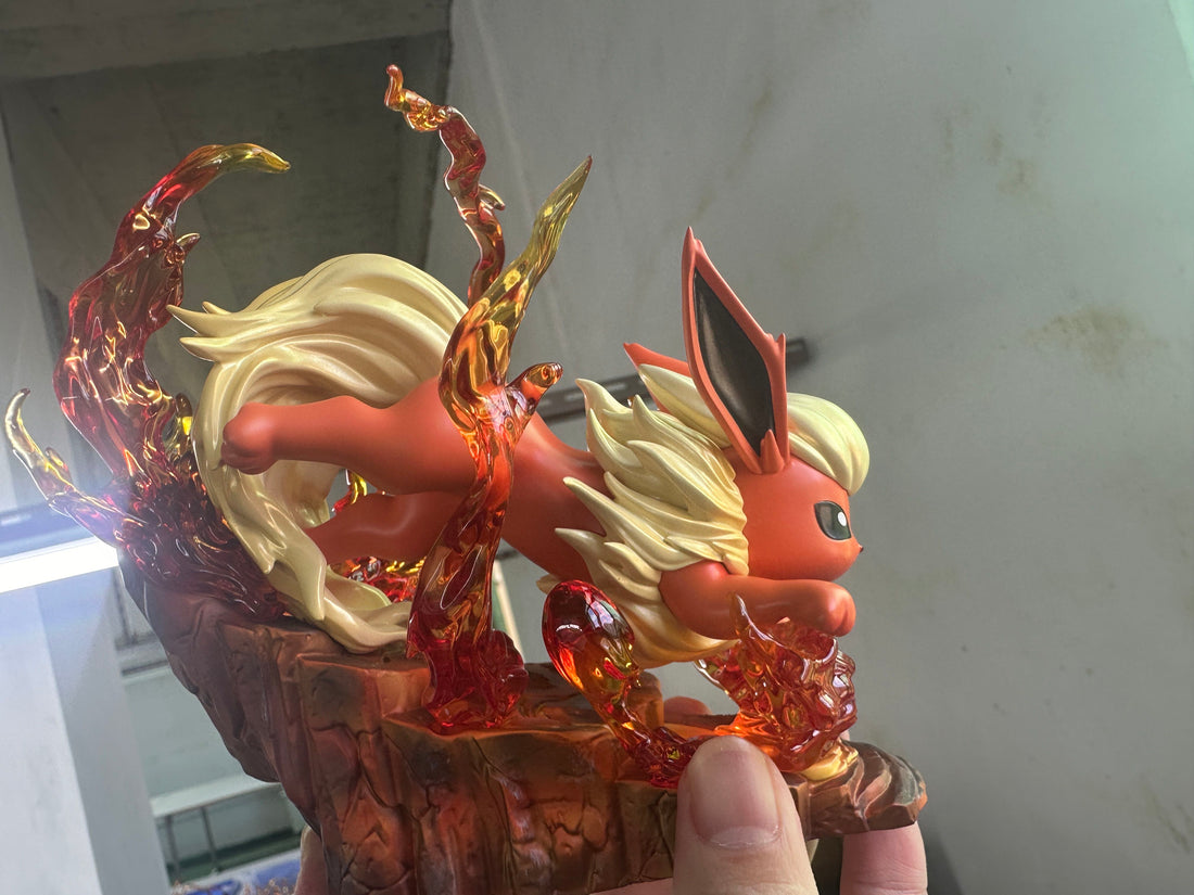Pokemon Digital Monster Studio Flareon Eevee Resin Statue