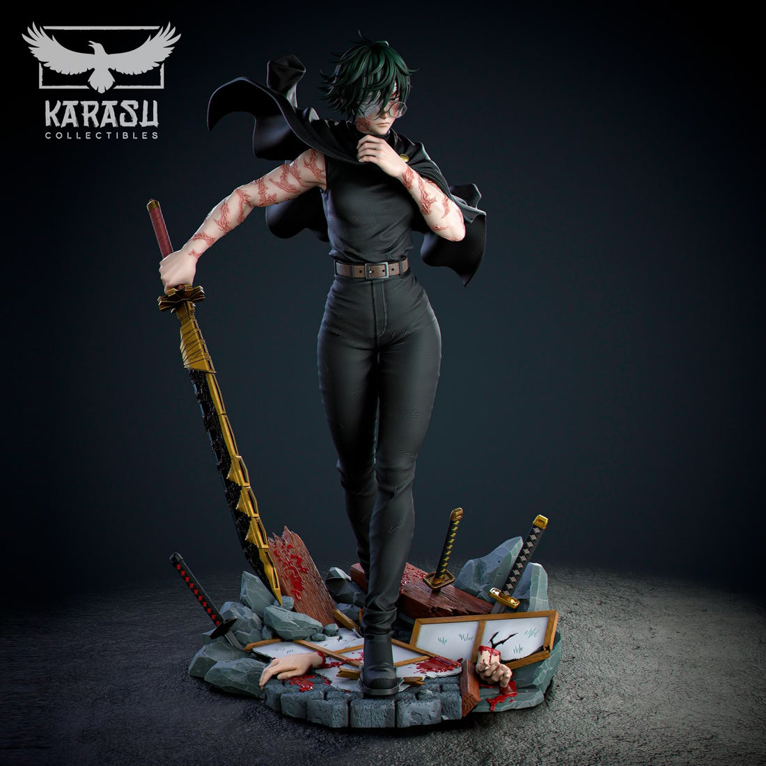 Jujutsu Kaisen Karasu Collectibles Maki Zenin Resin Statue