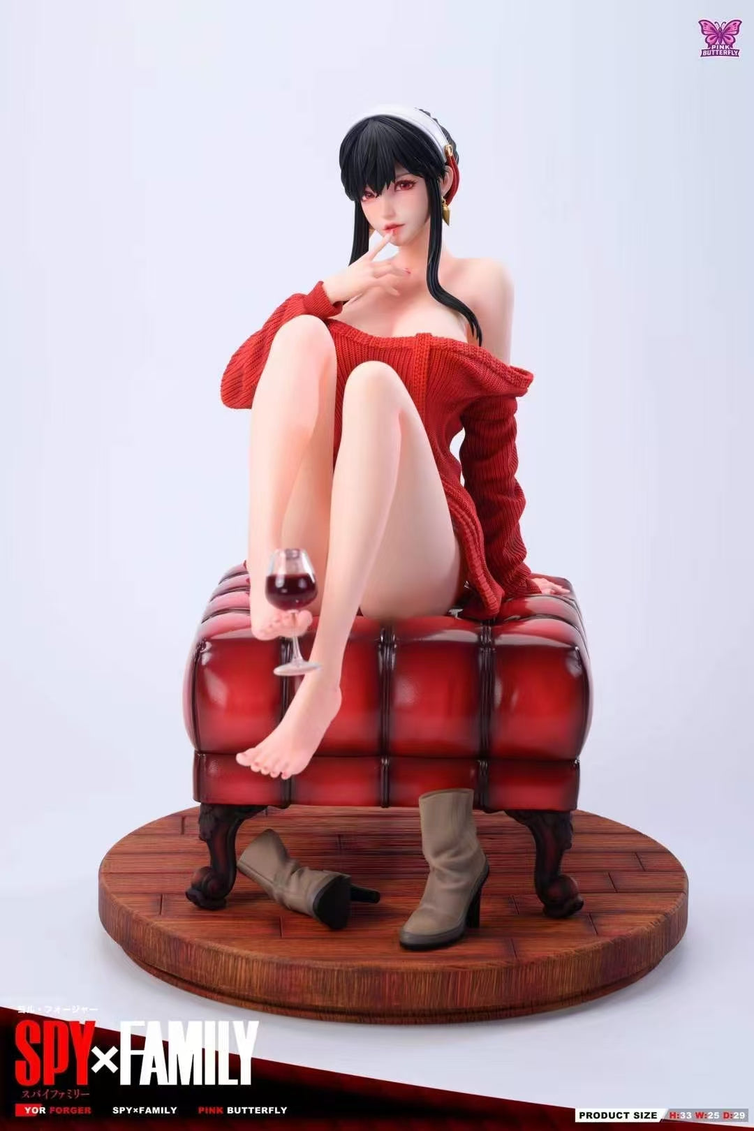 Spy x Family Pink Butterfly Studio Yor Forger Resin Statue