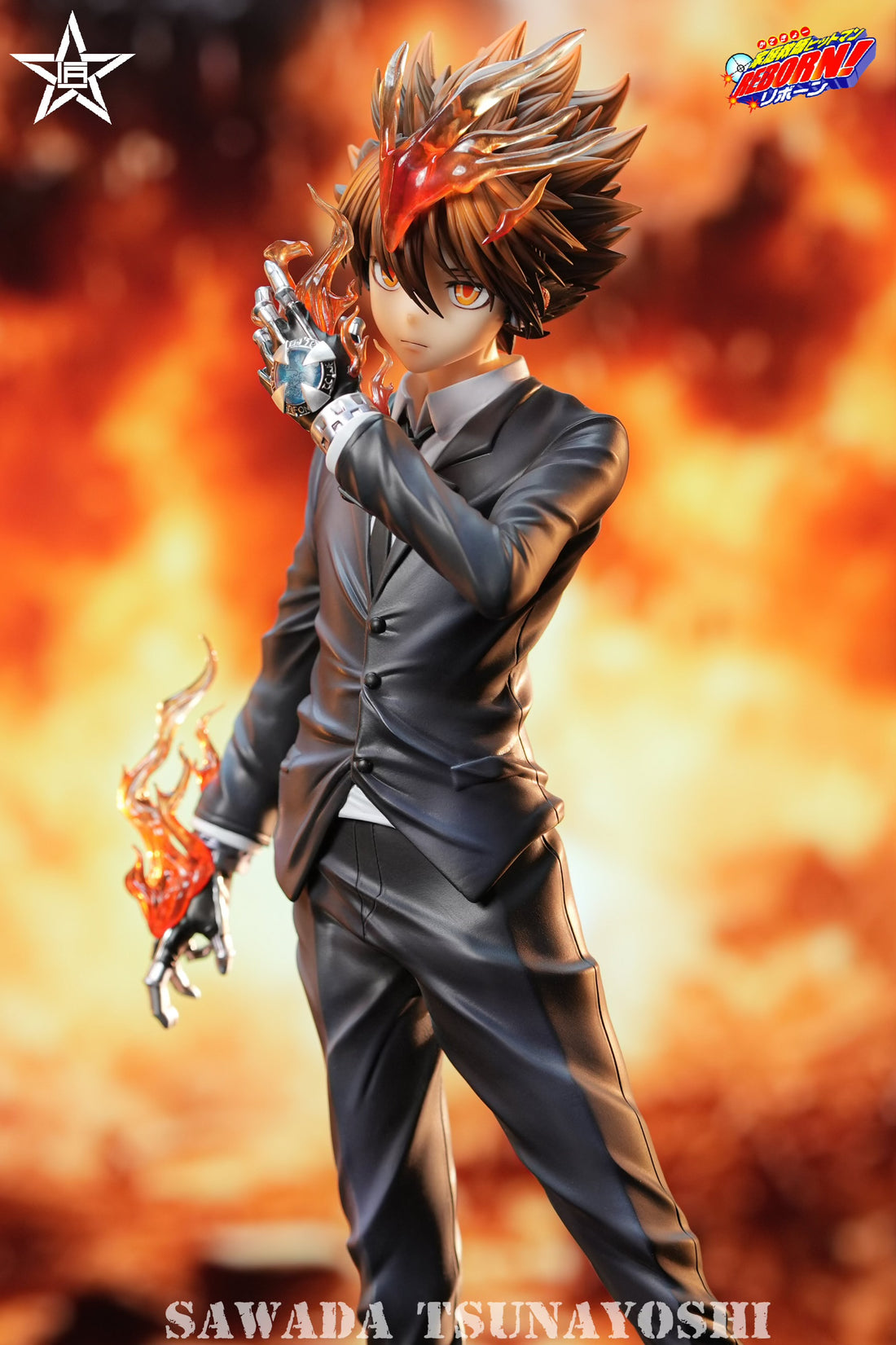 Katekyo Hitman Reborn Jiang Xing Studio Tsunayoshi Sawada Resin Statue