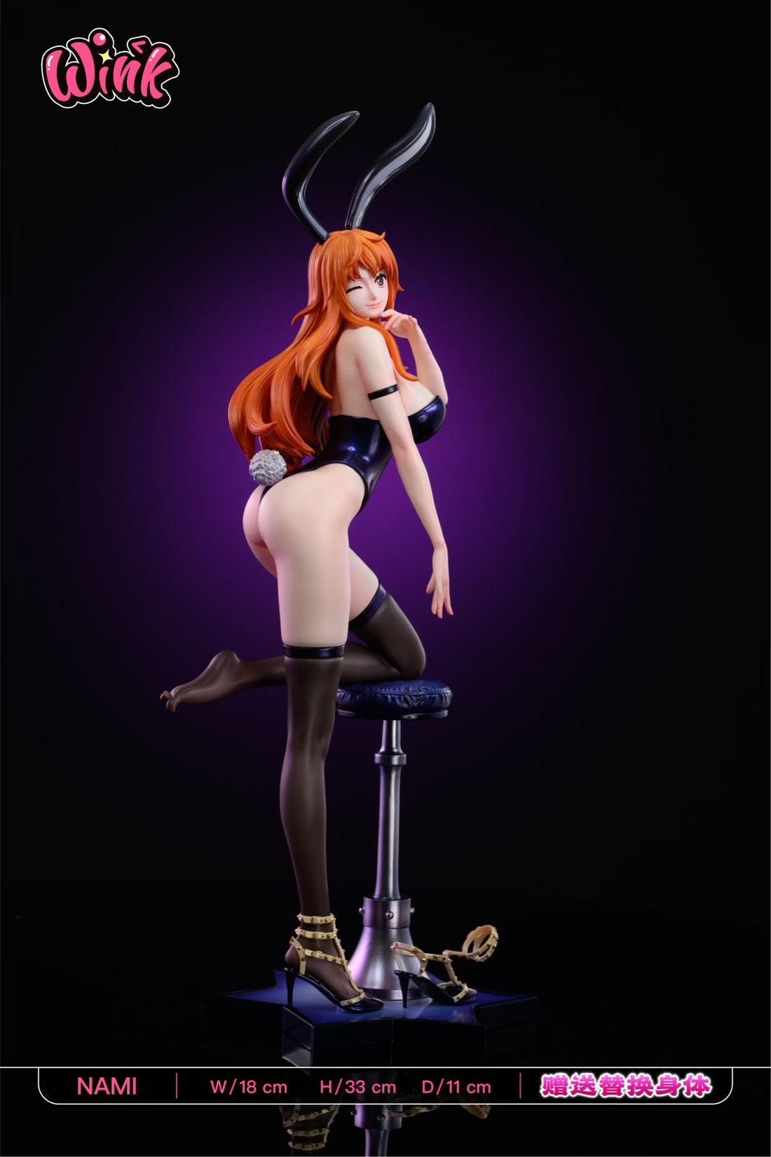 One Piece Wink Studio Bunny Girl Nami Resin Statue