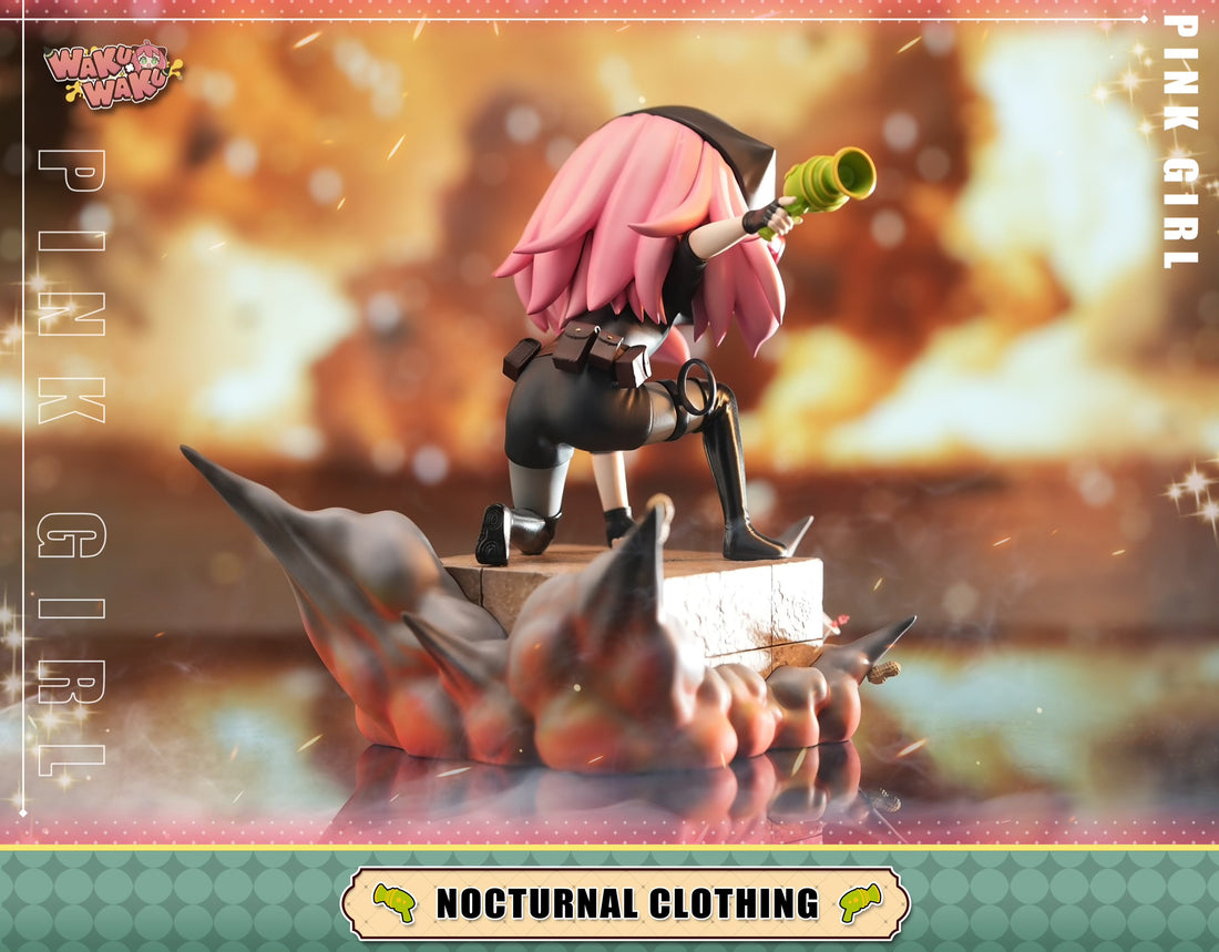 Spy x Family WakuWaku Studio Black Clothes Anya Resin Statue