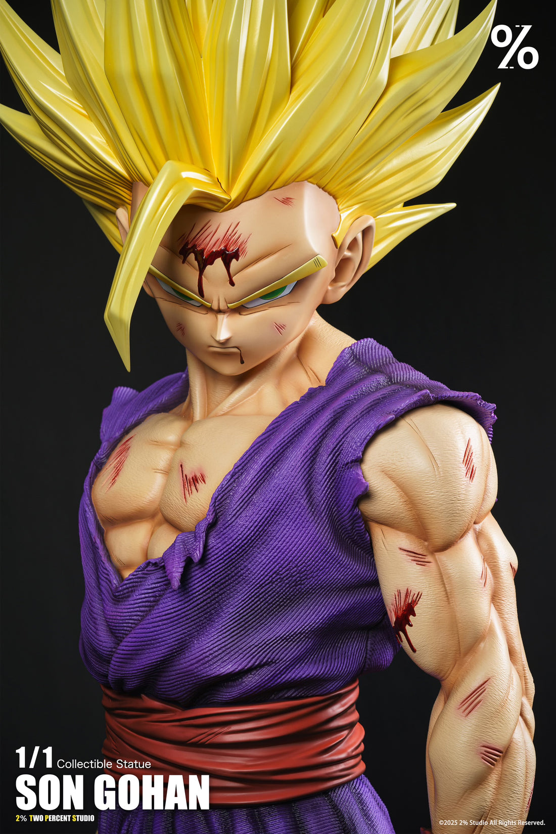 Dragon Ball 2% Studio SS2 Son Gohan Life Size Resin Statue