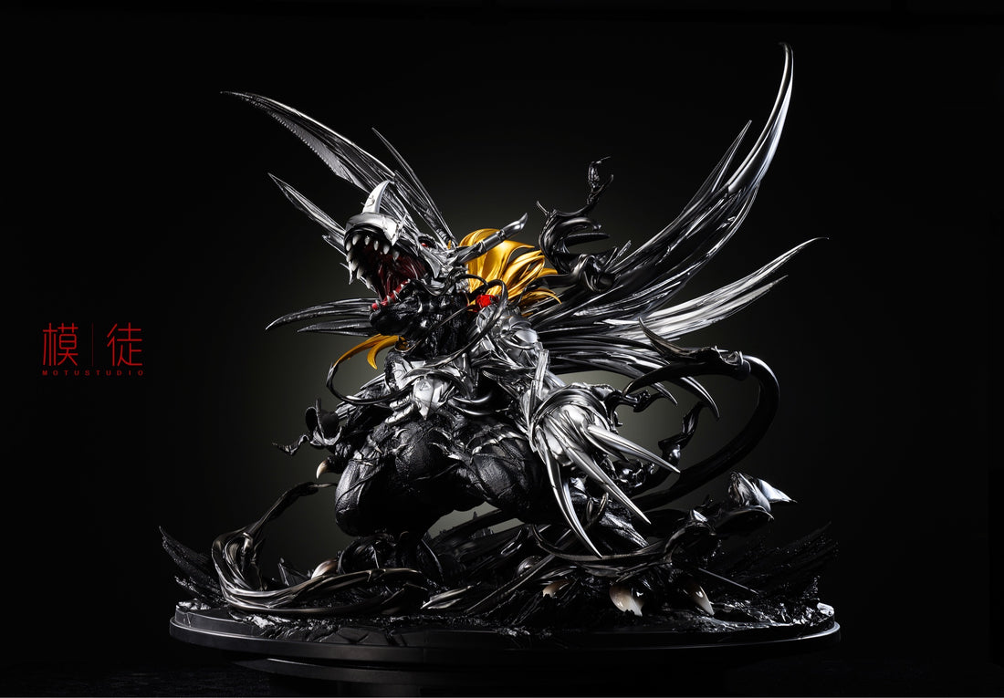 Digimon MOTU Studio Dark MetalGreymon Resin Statue