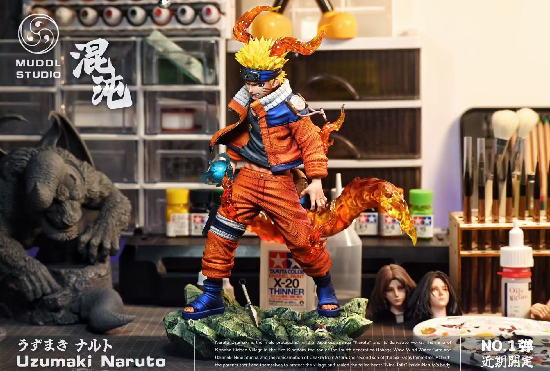 Naruto MUDDL Studio Kid Naruto Resin Statue – ClubHouse Statues