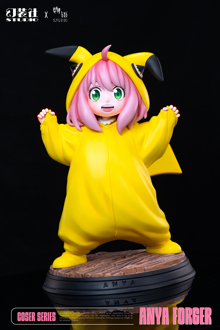 Spy x Family Huan Zhuang She Studio x Wu Yu Studio Anya Cosplaying Pikachu Resin Statue