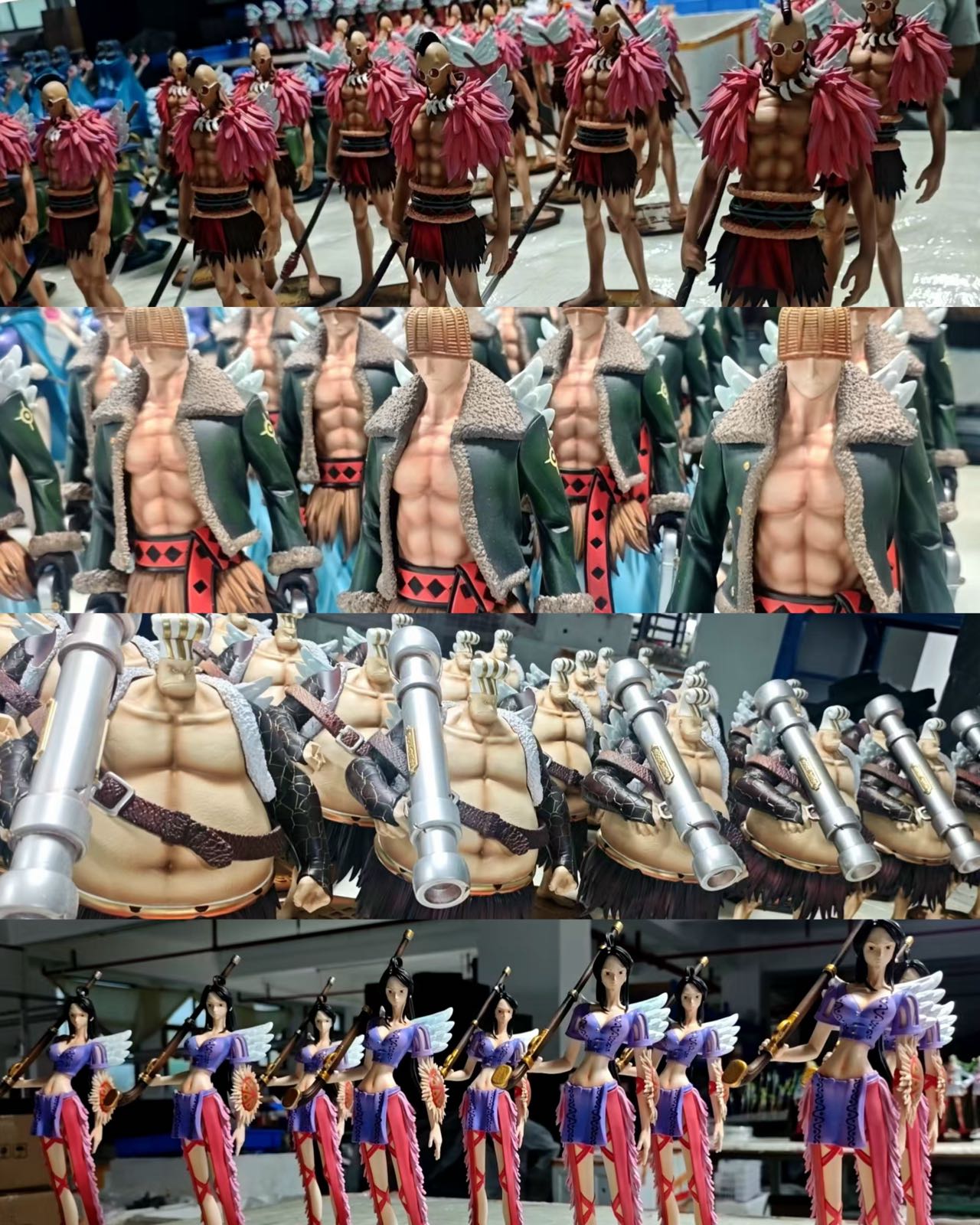 One Piece Black Studio Raki x Braham x Kamakiri x Genbo