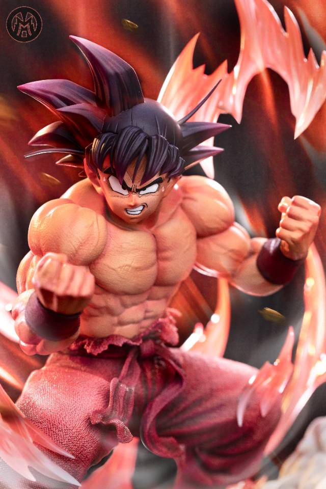 Dragon Ball MM Studio Kaioken Goku Resin Statue