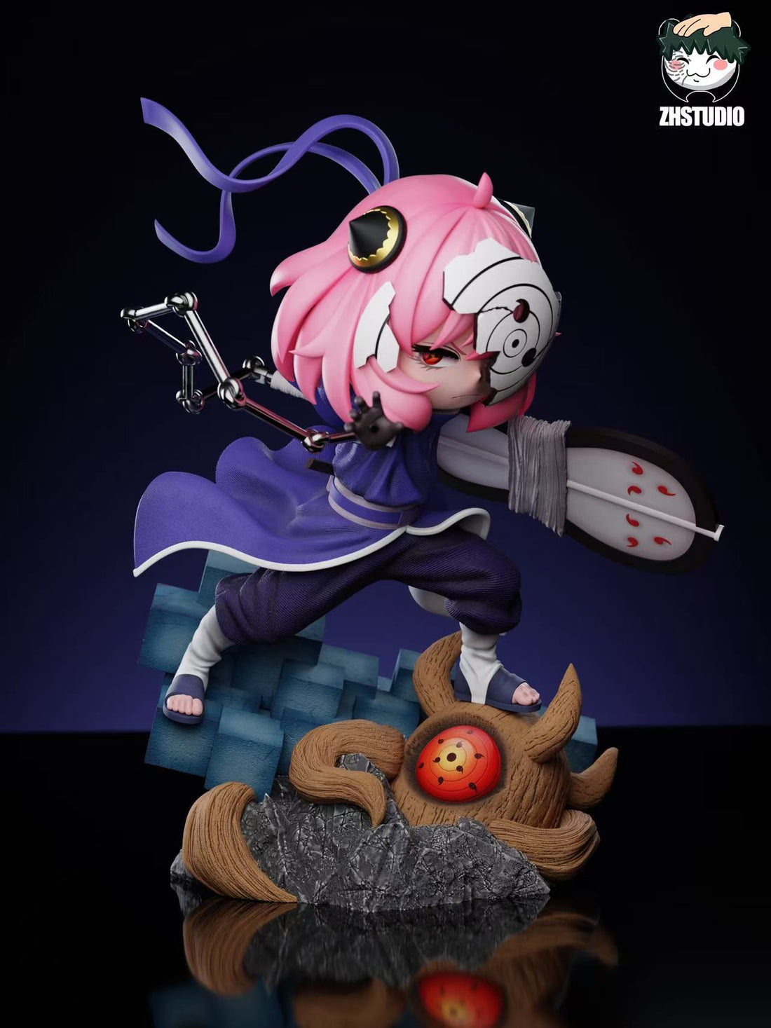 Spy x Family ZH Studio Anya cos Uchiha Obito Resin Statue