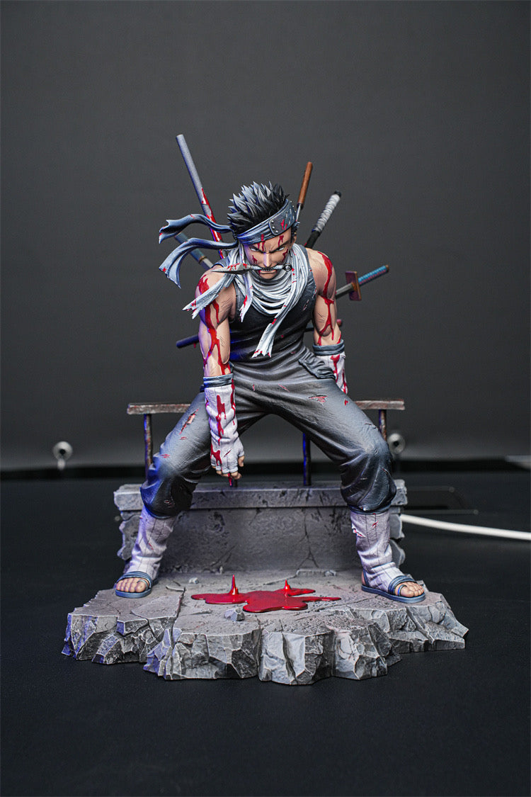 Naruto PickStar Studio Zabuza Battle Damaged Licensed Resin Statue