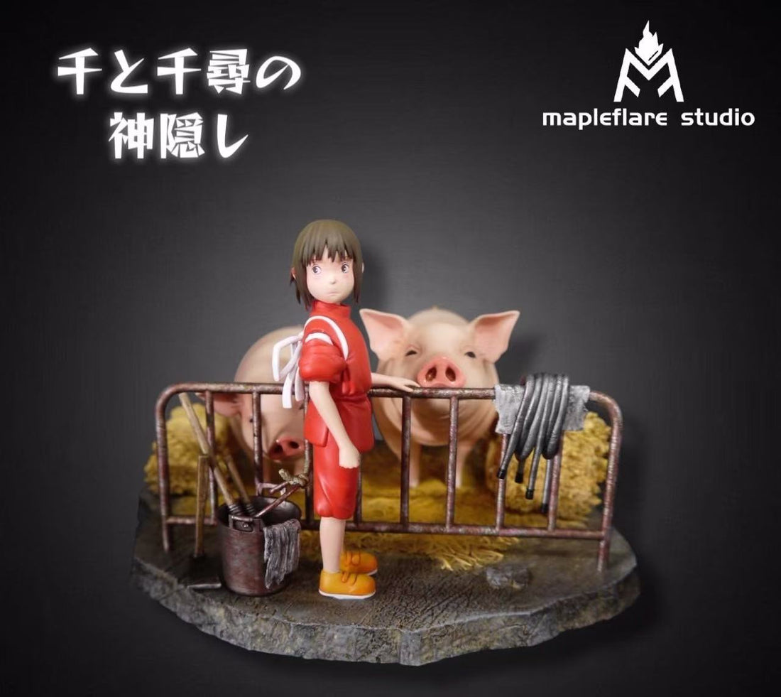 Spirited Away Mapleflare Studio Chihiro x Her Parents Resin Statue