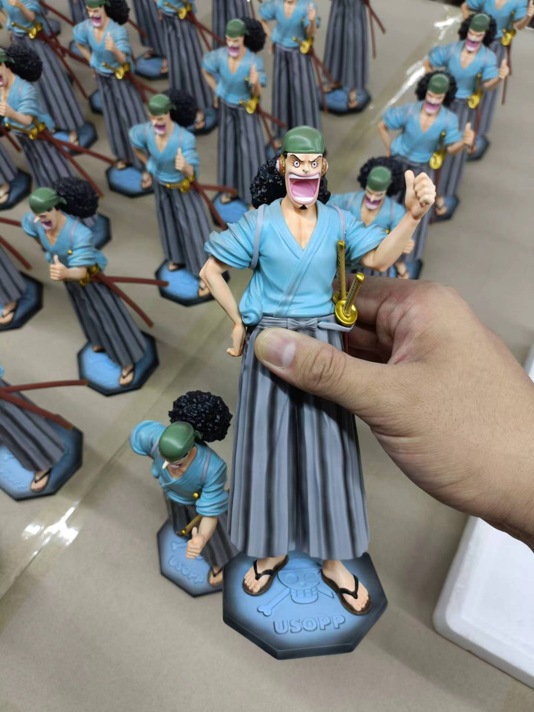 One Piece Clone Studio Wano Country Usopp x Brook Resin Statue