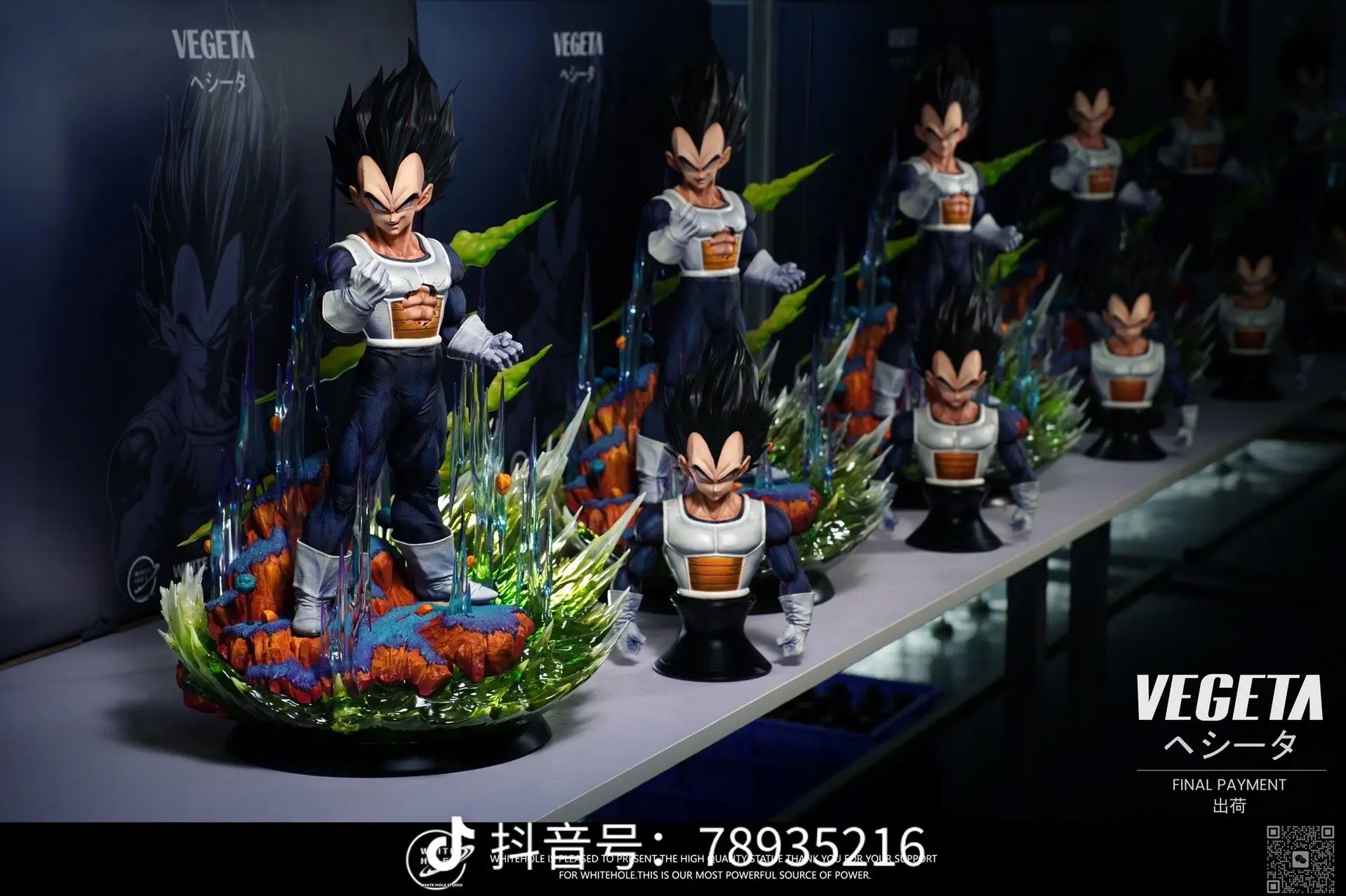 ユマ Dragon Ball White Hole Studio Protection Vest Combat Suit Vegeta