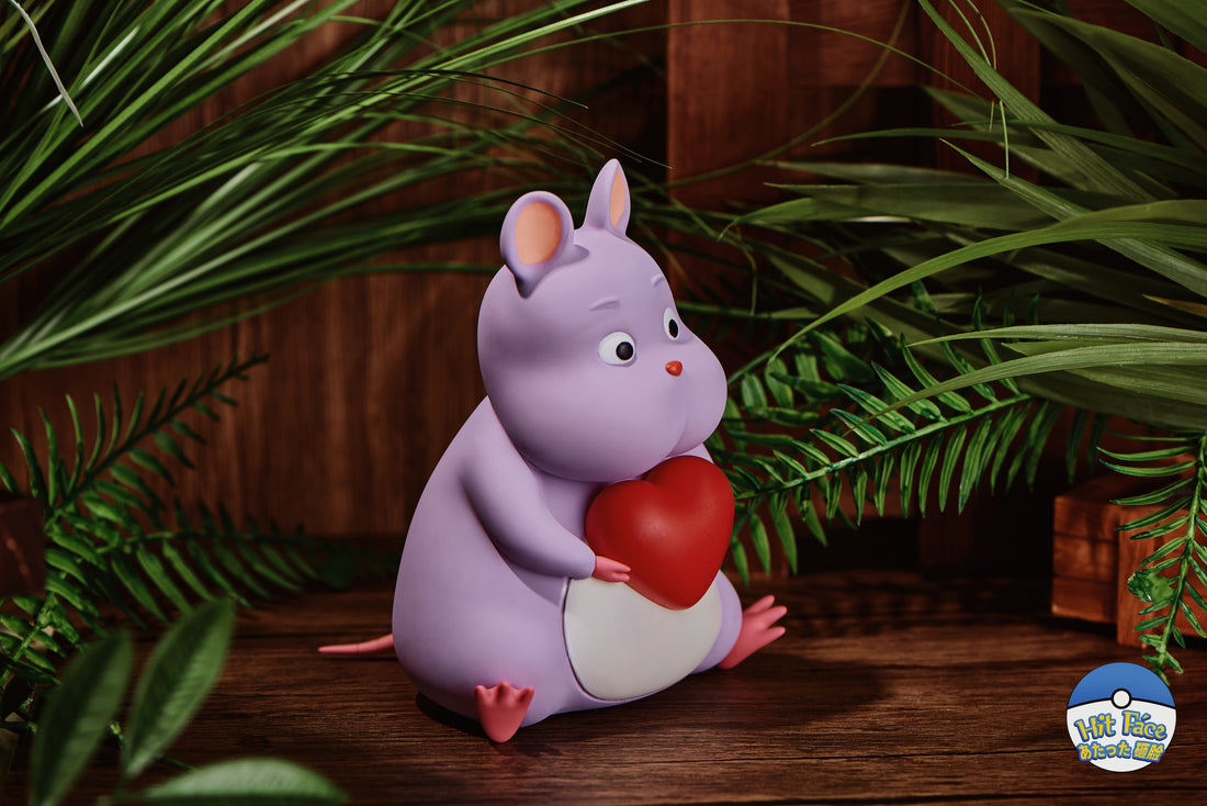 Spirited Away Hit Face Studio Boh Holding a Heart Resin Statue