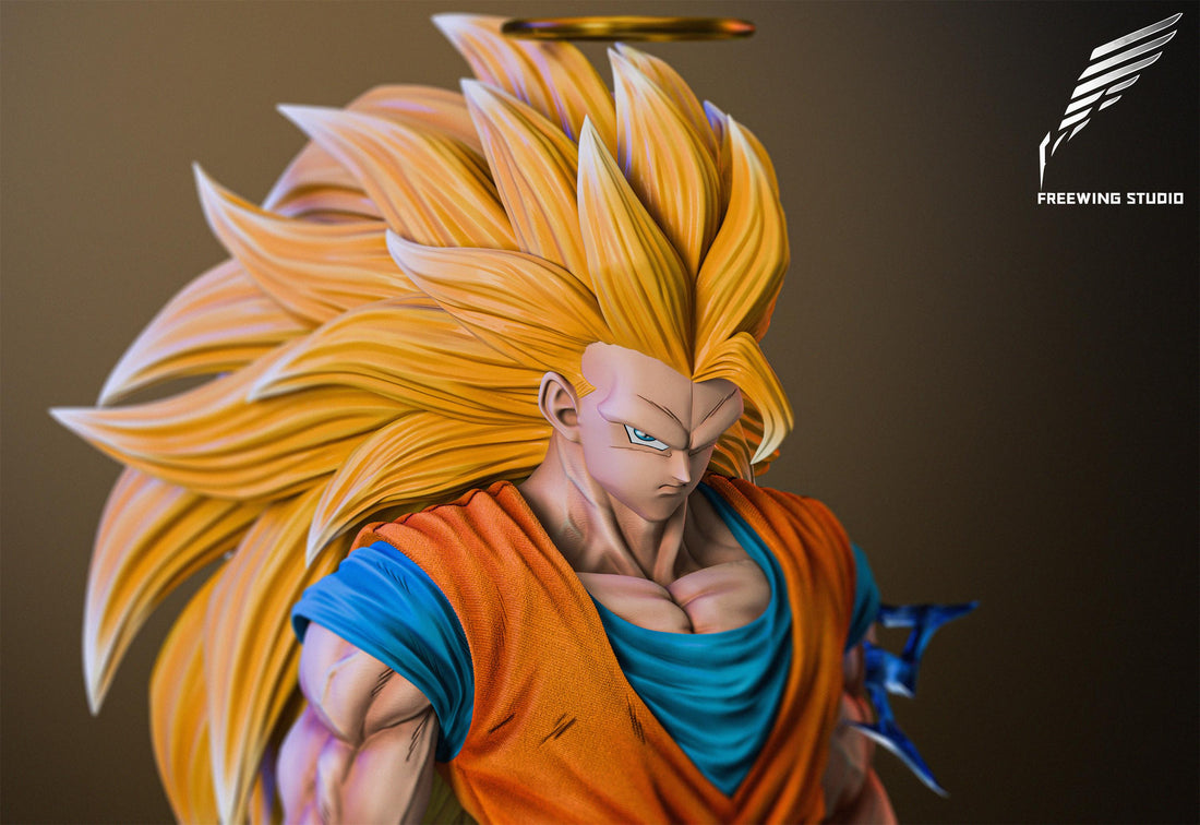 Dragon Ball Freewing Studio Goku SS3 Resin Statue