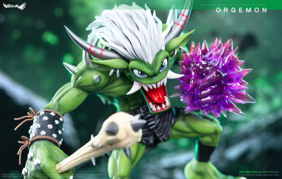 Digimon Soar Studio Orgemon Resin Statue