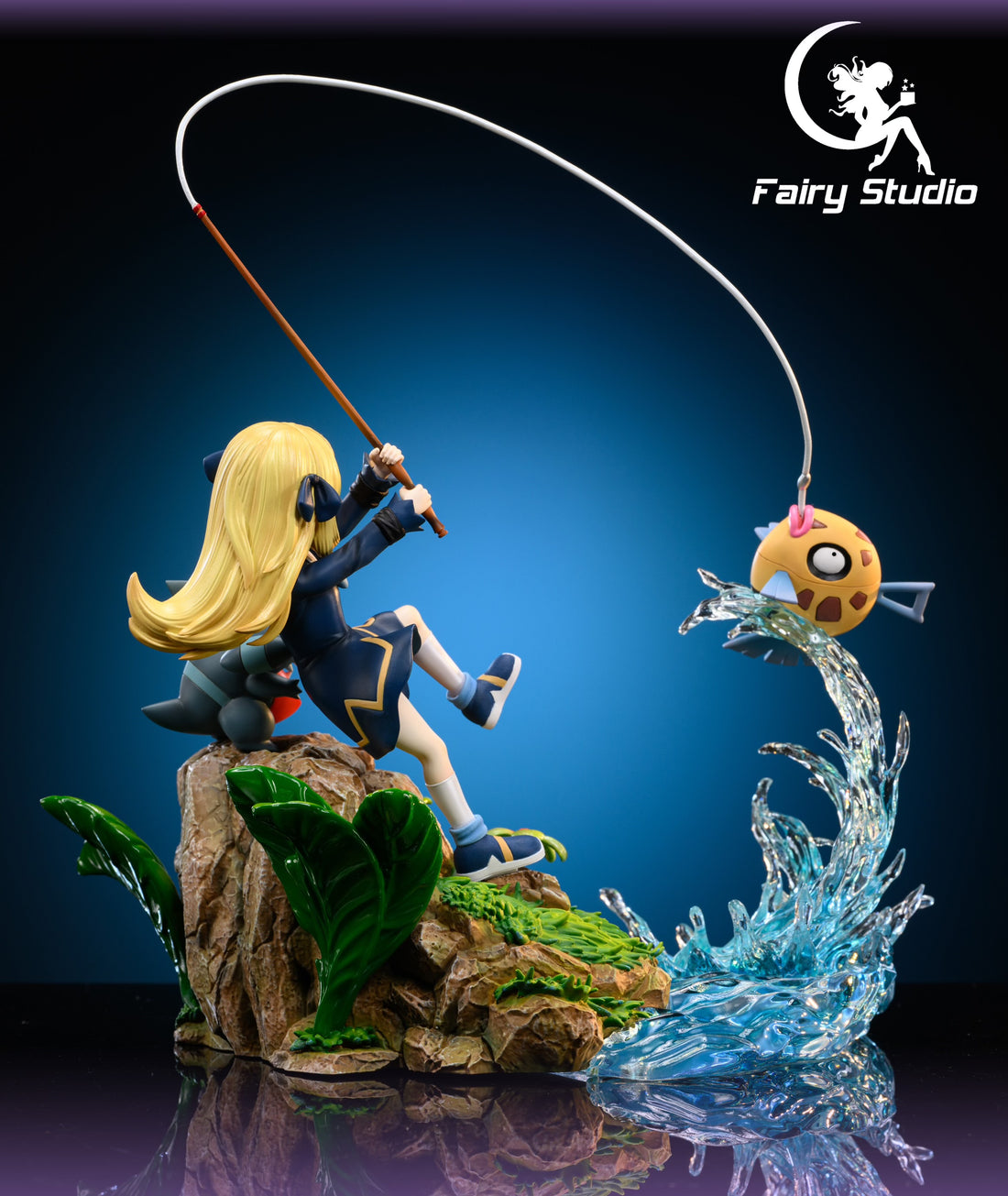 Pokemon Fairy Studio Kid Cynthia Resin Statue