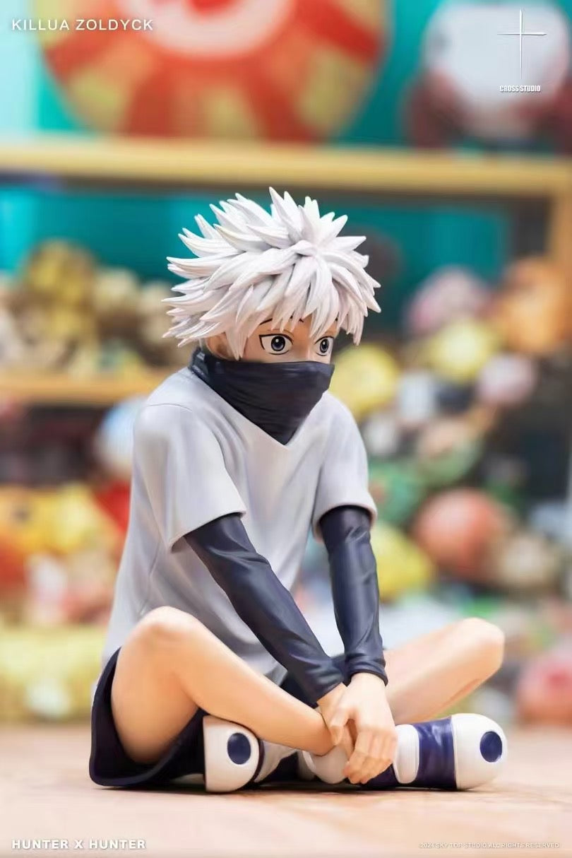 Hunter x Hunter Cross Studio Sitting Killua Resin Statue