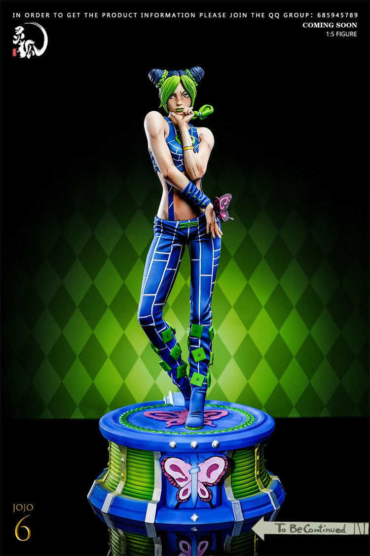ショリン　ラスト Jojos Bizarre Adventure Ling Hu Studio Jolyne Cujoh Resin Statue
