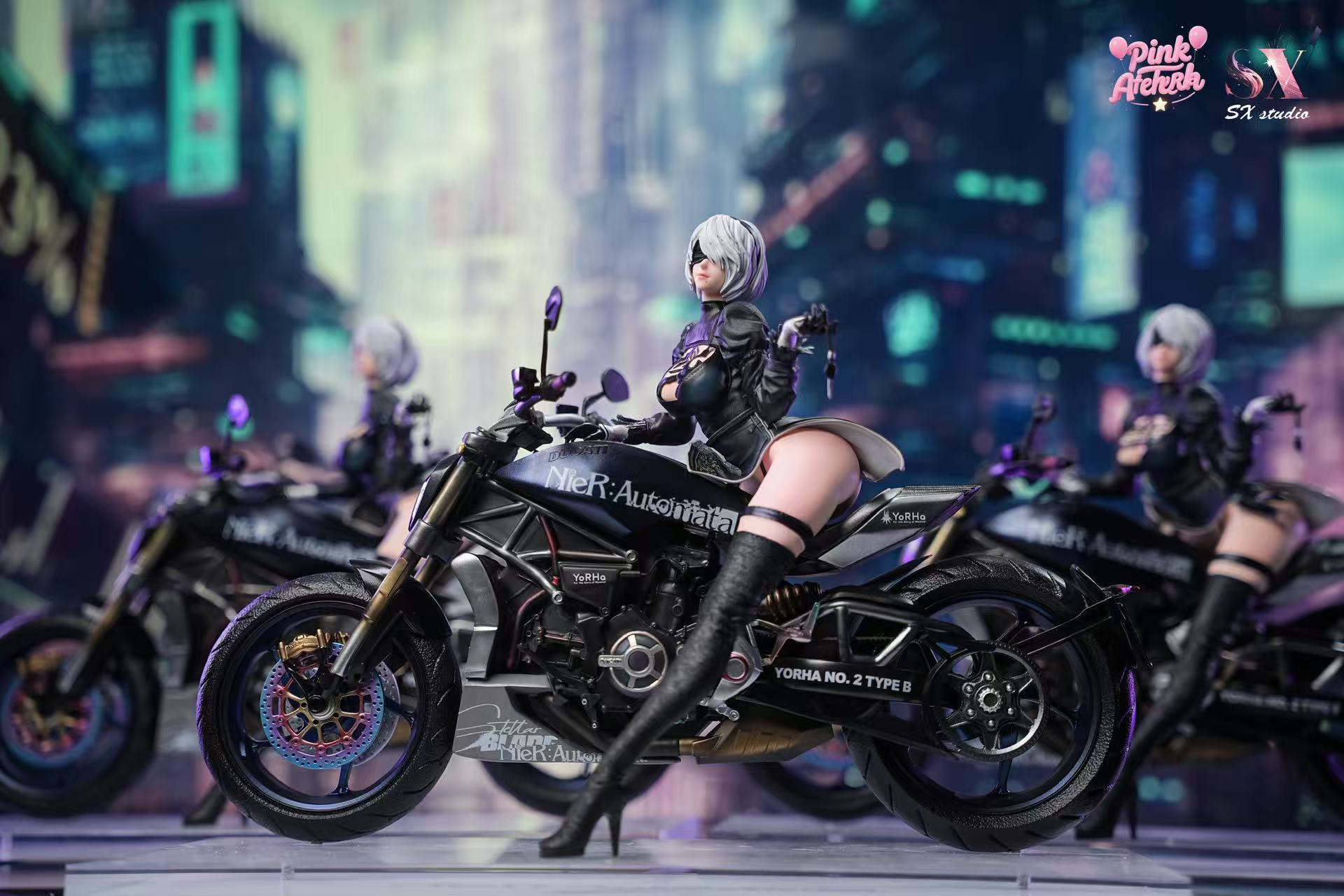 K.T　ニーア Nier Automata Aetheria Studio X SX Studio Motorcycle NieR 2B