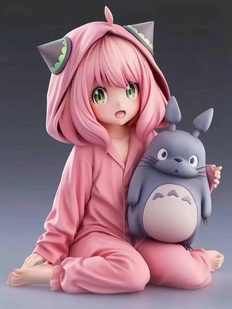 Spy x Family Dream Elf Studio Pajamas Anya Forger x Totoro Resin Statue