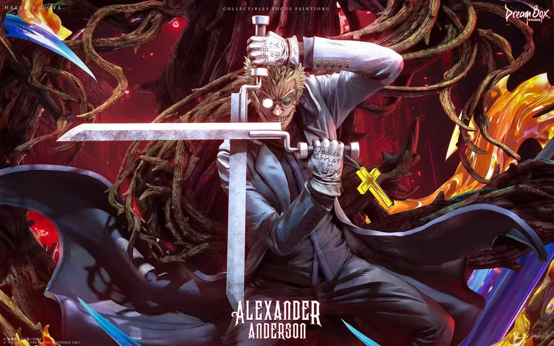Hellsing Dream Box Studio Alexander Anderson Resin Statue