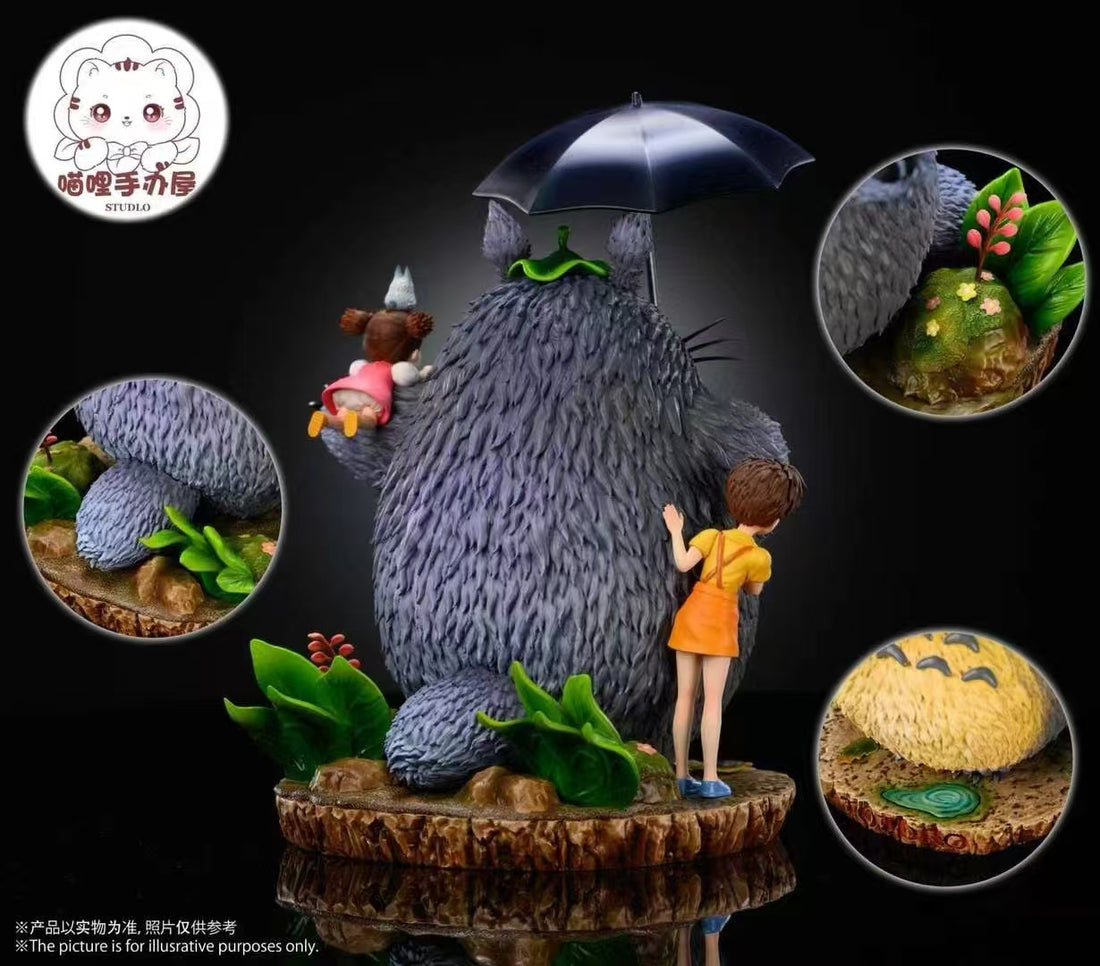 My Neighbor Totoro MiaoLi Studio Umbrella Totoro Resin Statue