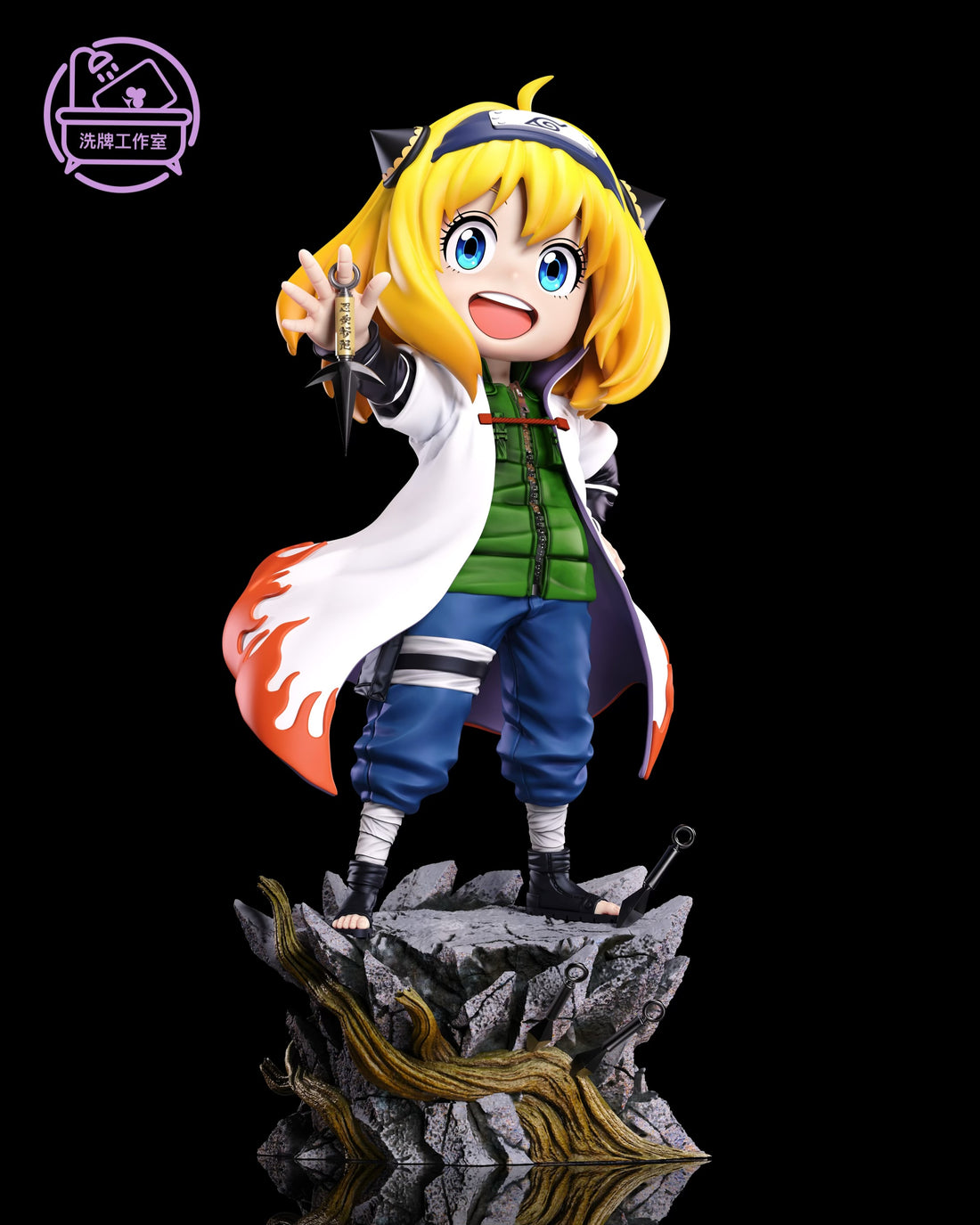 Spy x Family Shuffle Studio Anya Forger COS Namikaze Minato Resin Statue