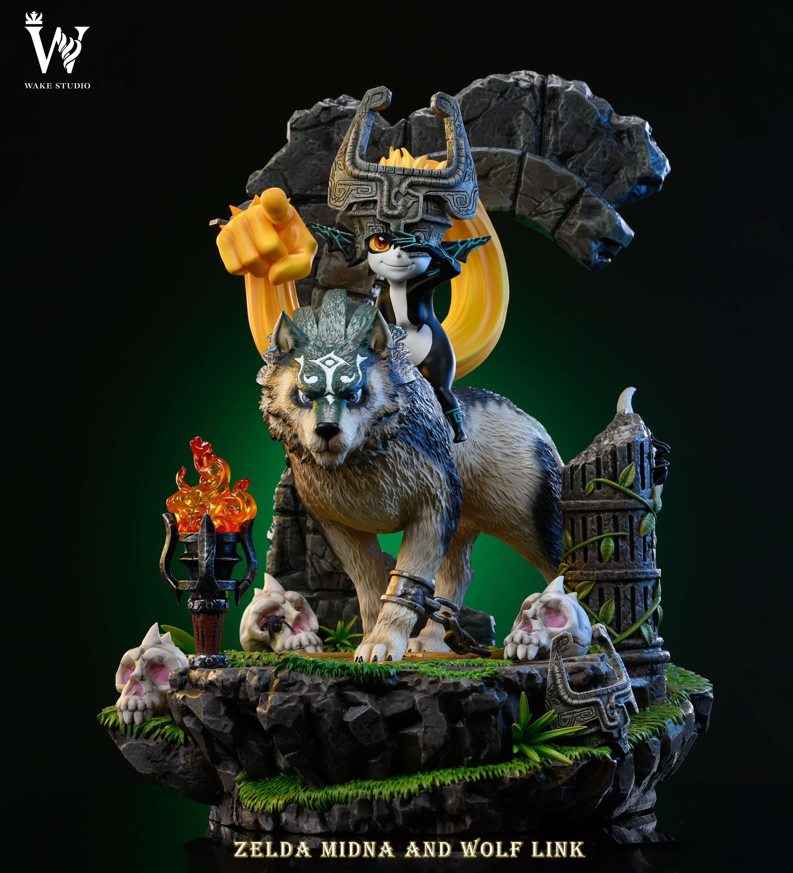 The Legend of Zelda Wake Studio Wolf Link x Midna – ClubHouse Statues The Legend of Zelda Wake Studio Wolf Link x Midna – ClubHouse Statues