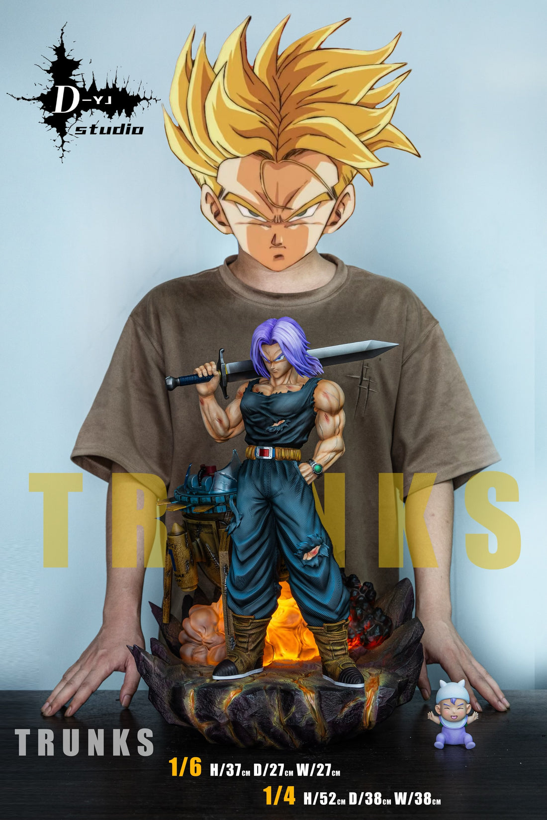 Dragon Ball D-YJ Studio Trunks Resin Statue