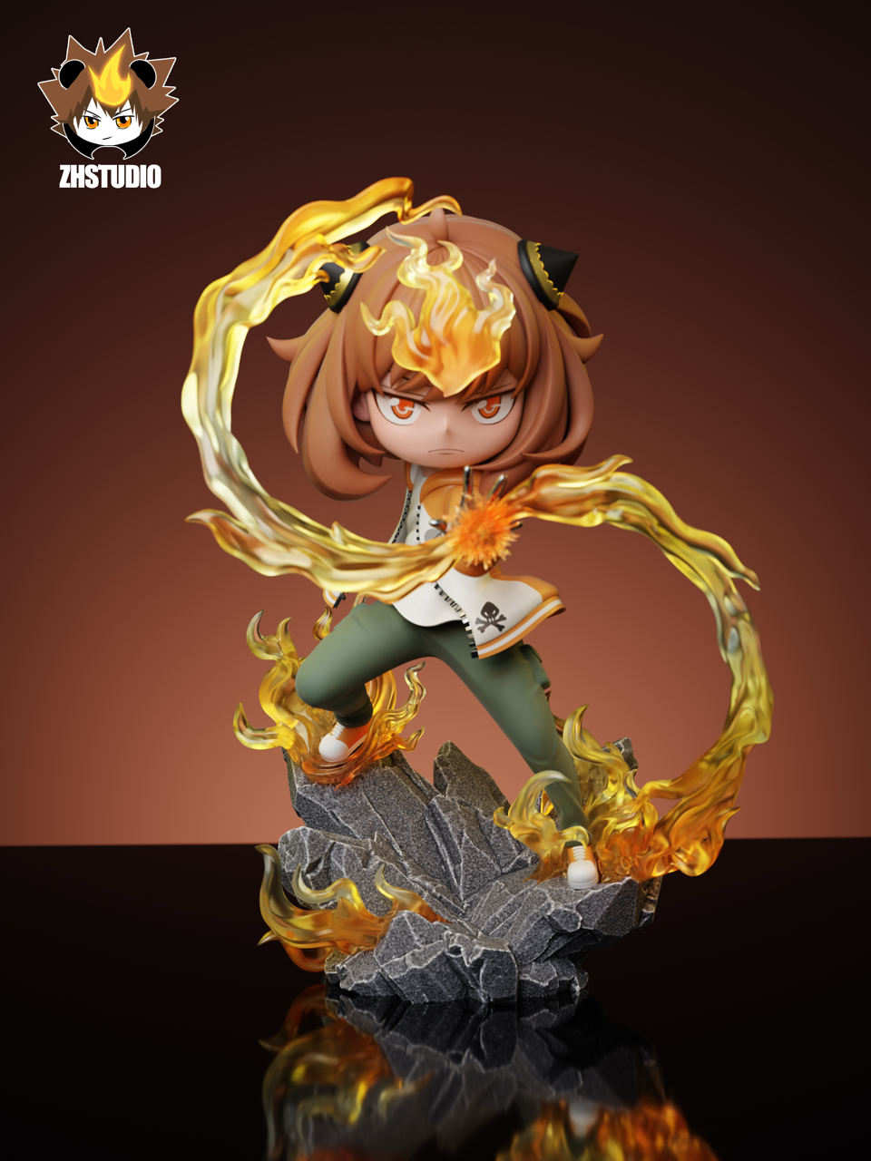 Spy x Family ZH Studio Anya Cosplay Tsunayoshi Sawada Resin Statue