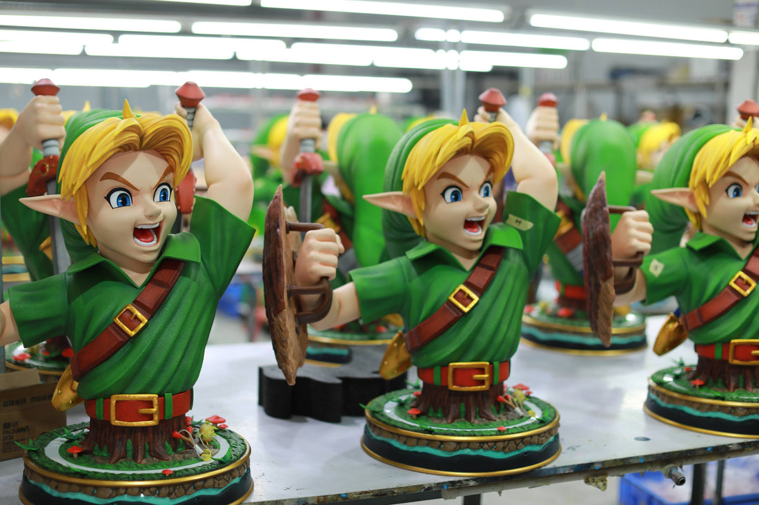Legend of Zelda Kintsukuroi Creations Young Link Lifesize Bust Resin Statue