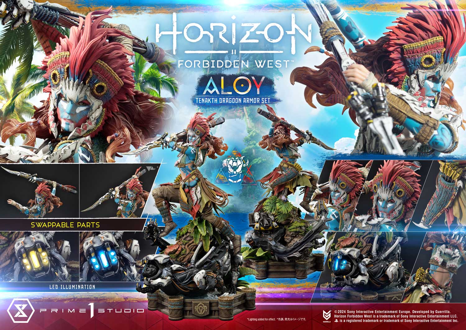 Horizon Forbidden West Prime 1 Studio Aloy Tenakth Dragoon Armor
