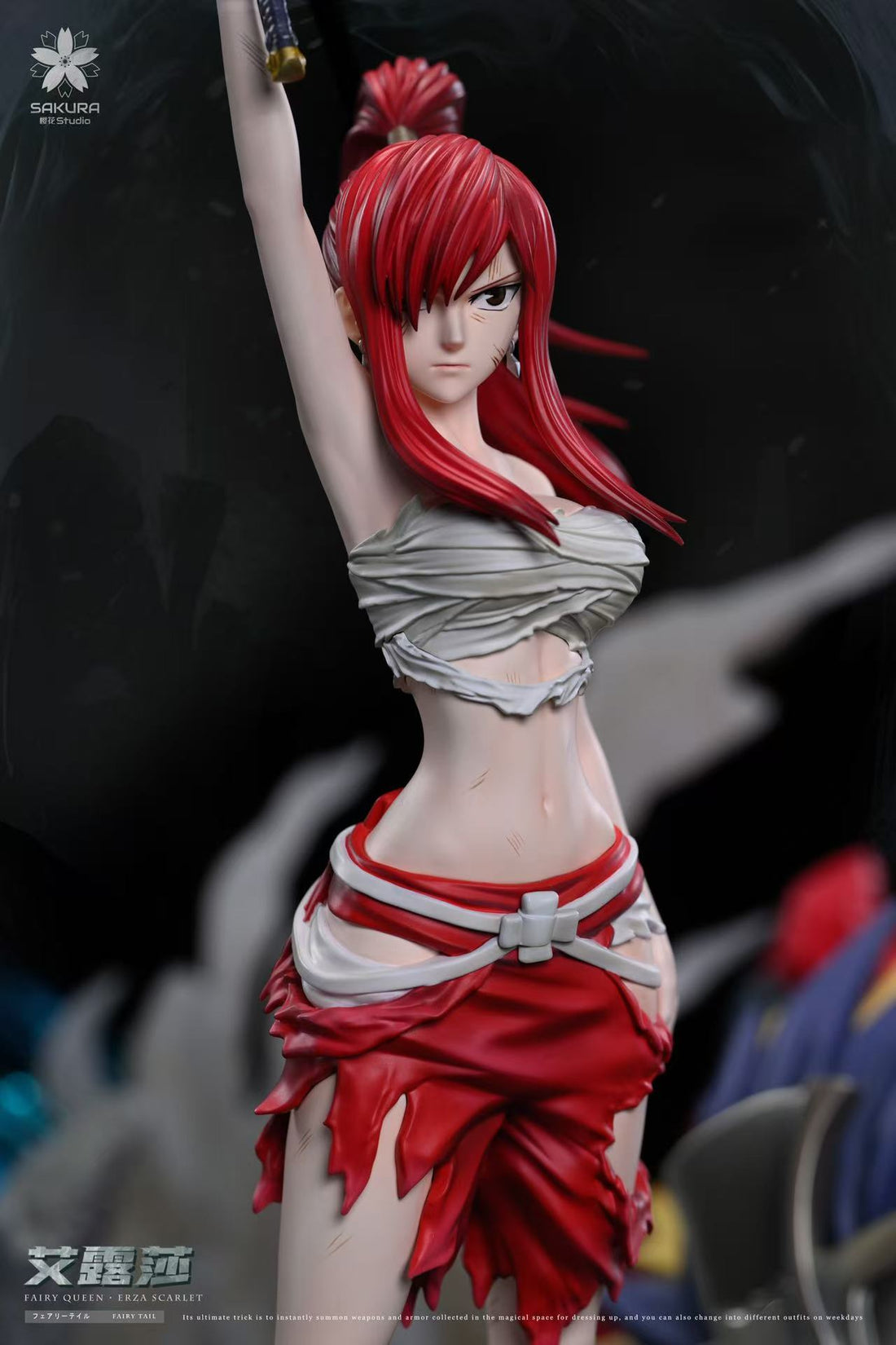Fairy Tail Sakura Studio Erza Scarlet Resin Statue